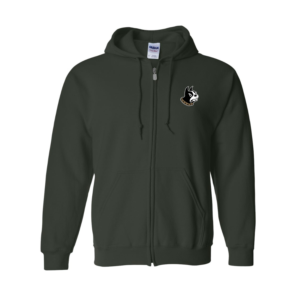 Men's Wofford Terriers JERZEES NuBlend Full-Zip Hooded Sweatshirt
